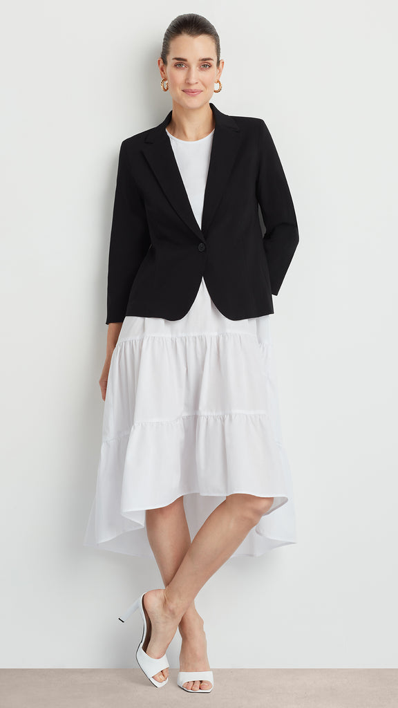 BLAZER WITH 3/4 SLEEVES
