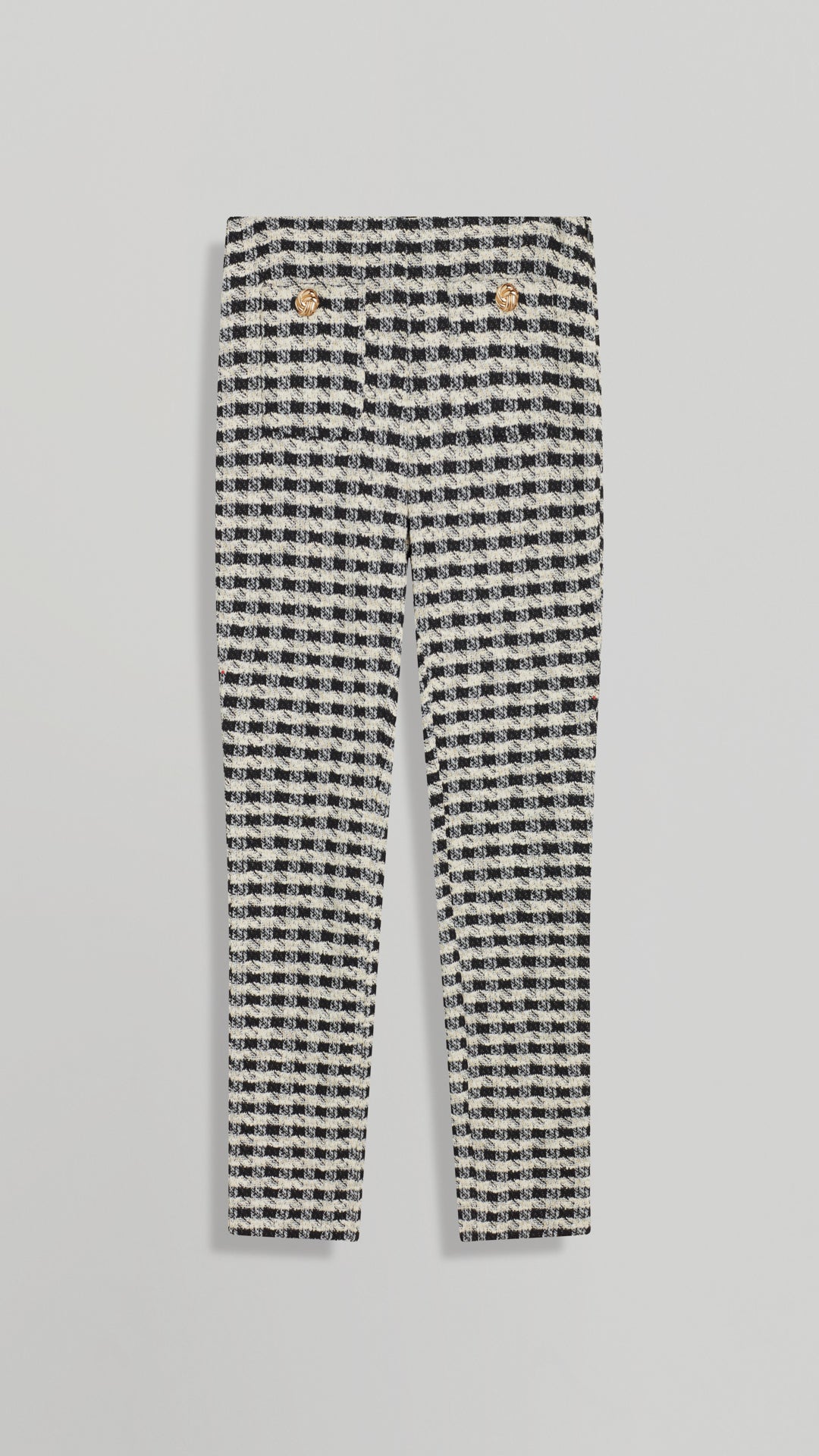 Classic Houndstooth Pants and White Shirt Combo by J. Jill