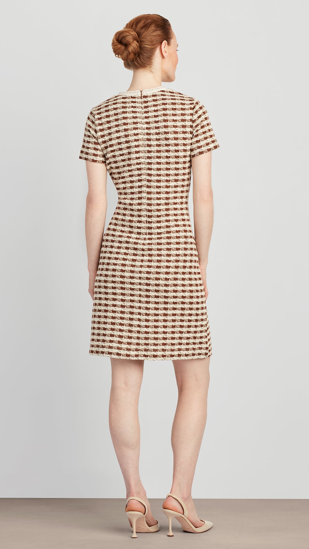 LILY HOUNDSTOOTH BOUCLE DRESS – Ellen Tracy
