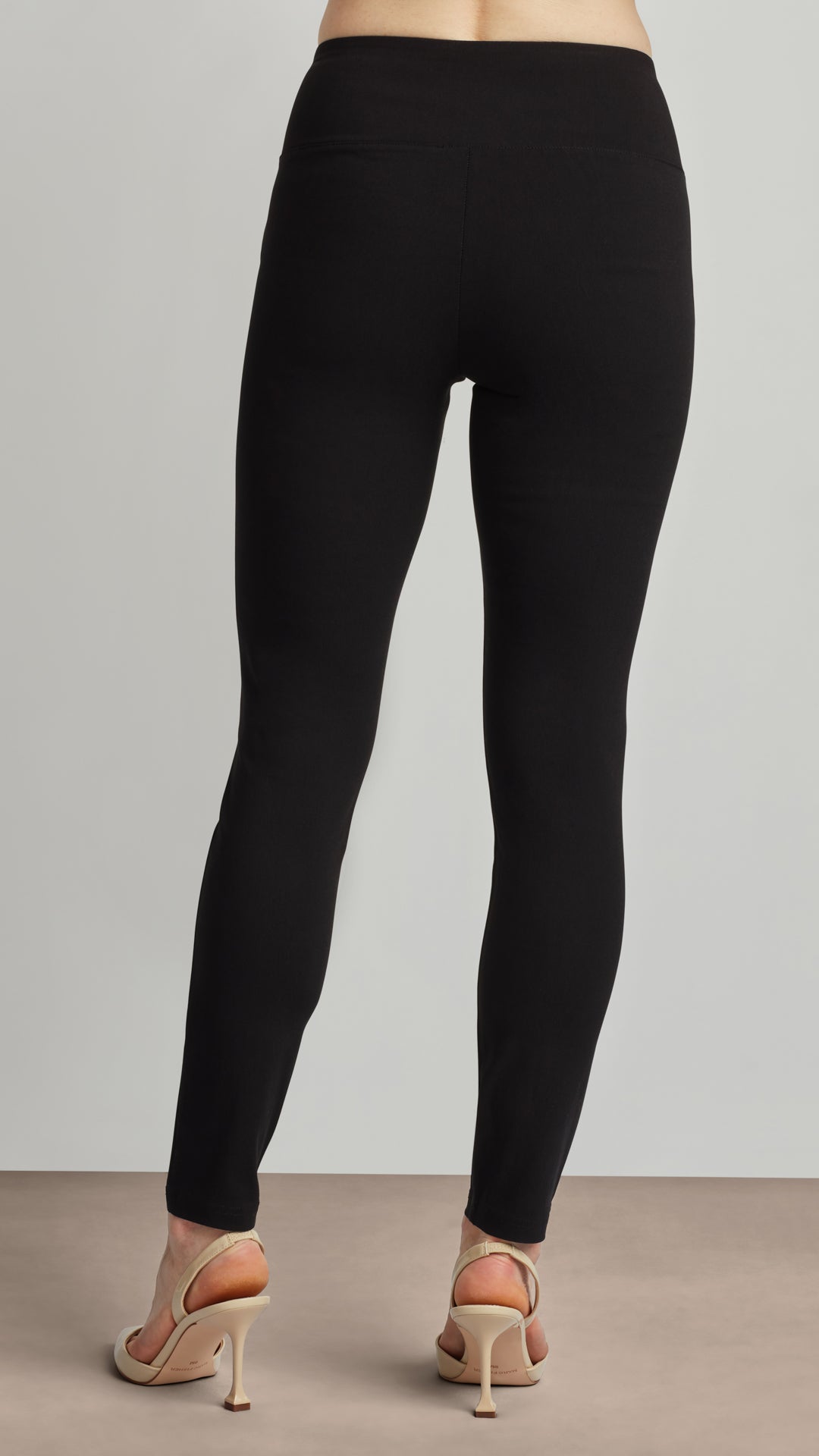 RIVERS - Womens Pants - Black Winter Ankle Length - Slim Leg Bengaline  Trousers