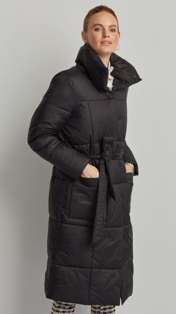 BELTED PILLOW COAT