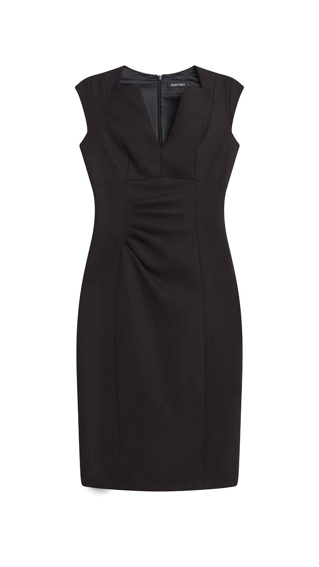 SIDE PLEATED PENCIL DRESS – Ellen Tracy