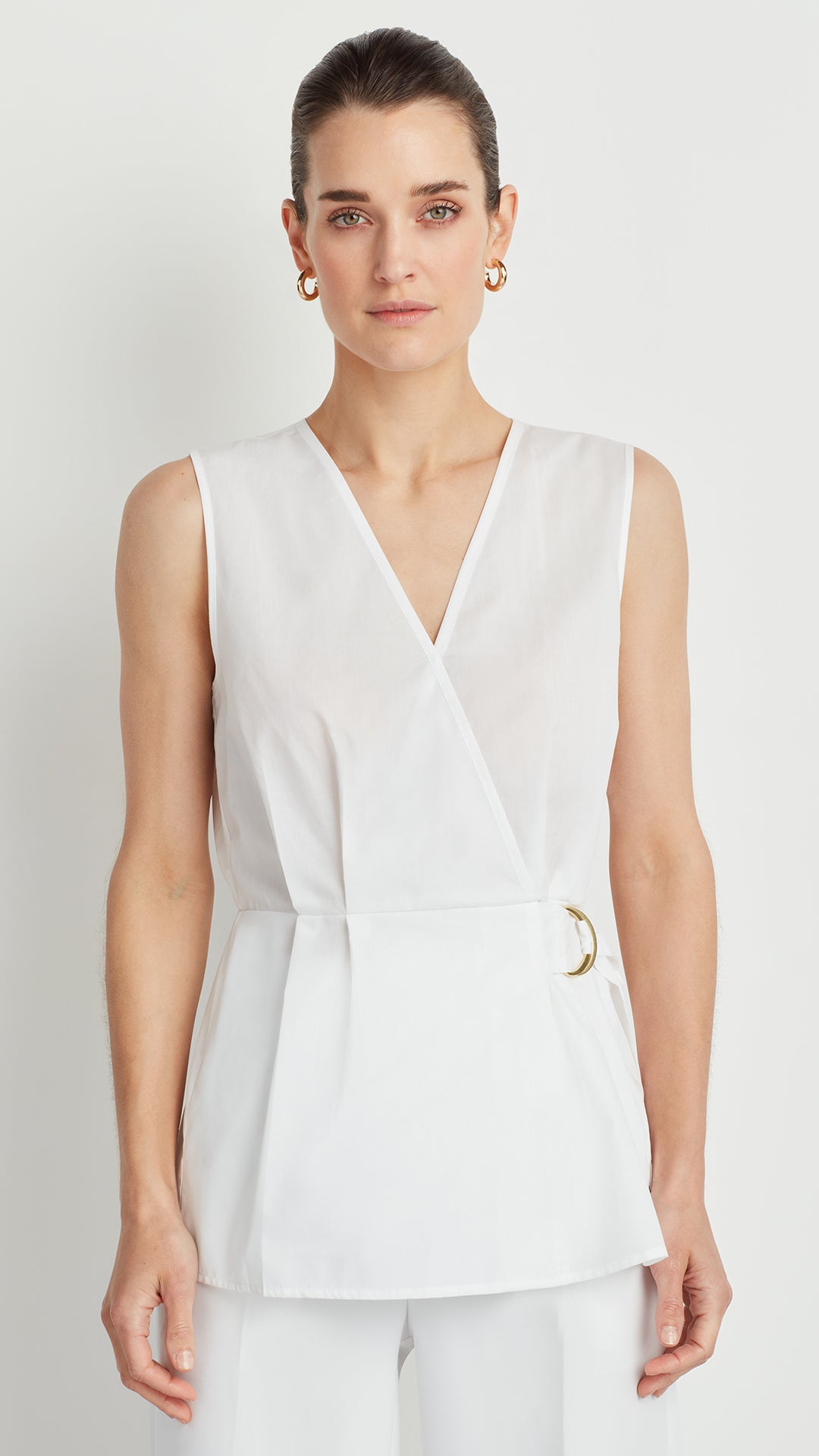 SLEEVELESS WRAP TOP – Ellen Tracy
